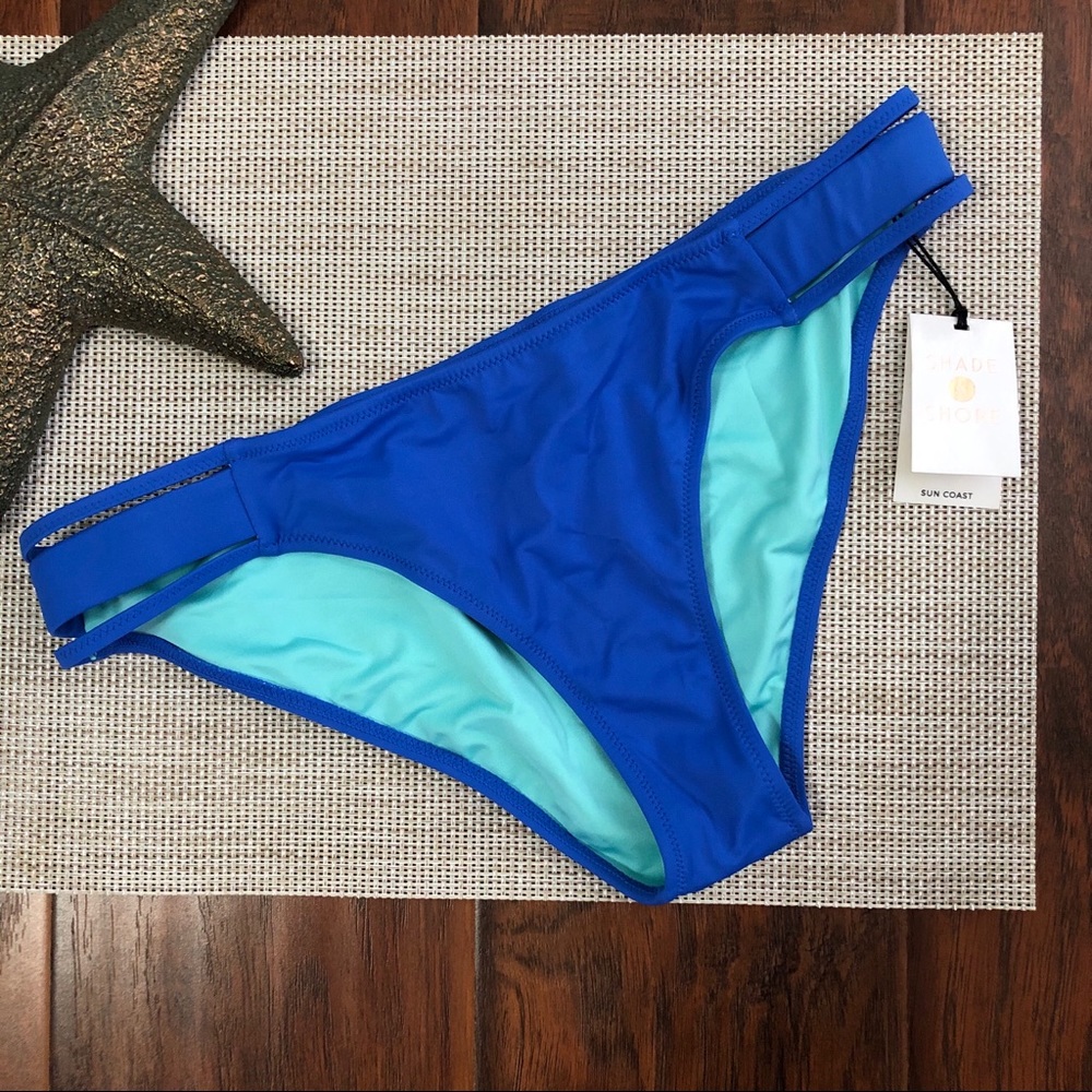Shade & Shore Blue Bikini Bottom